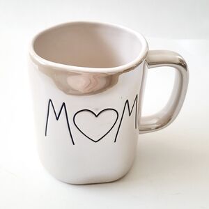 Rae dunn iridescent MOM mug